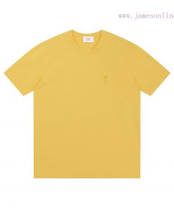 Style Number A03AMI 25 Year New Spring/Summer Small Label Embroidered T-shirt270G Pure Cotton T 2yd6x34w