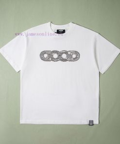 Pure Original MatchingGOODBRAND225SS Fragmented Metal Logo Light Luxury Fashion Premium Short S 9sqsf35g