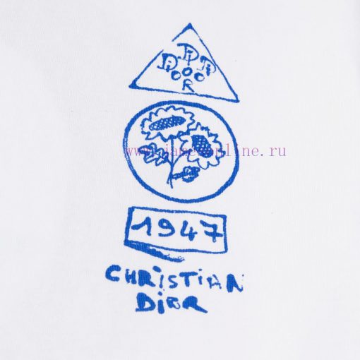 Style Number D03Top Level White Background ImageDIOR Short Sleeved T-shirt ®  The Official Webs 2cxmfaez - Image 6