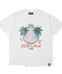 Pure Original MatchingGOODBRAND225SS Island Coconut Grove Bead Embroidery Light Luxury Fashion 5alnel2s