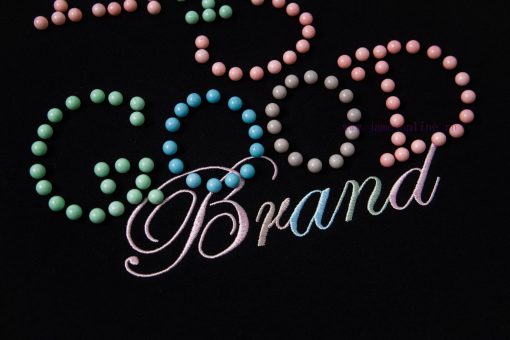 Pure Original MatchingGOODBRAND225SSLOVEISGOOD Macaron Limited Edition Color Pearl Slogan Fashi mxs90z8t - Image 8