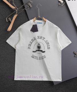 PRADA Triangle Logo Slightly Wide Version S-Xl25ss Spring/Summer Hot Selling New Chest Exquisit 6n45zsnf