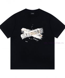Up NewStyle Number G949BALENCIAGA New Letter Graffiti Printed Casual Round Neck Short Sleeved T a07iriuo