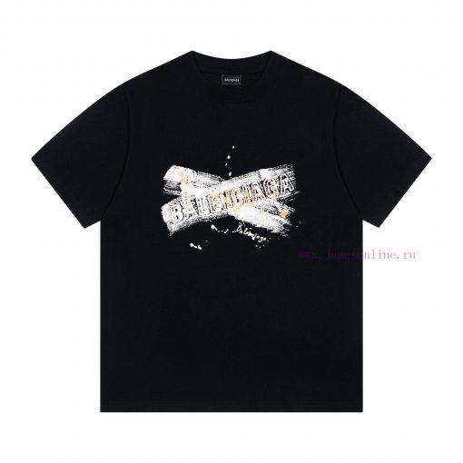 Up NewStyle Number G949BALENCIAGA New Letter Graffiti Printed Casual Round Neck Short Sleeved T a07iriuo
