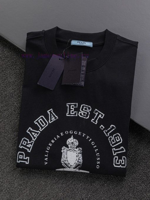 PRADA Triangle Logo Slightly Wide Version S-Xl25ss Spring/Summer Hot Selling New Chest Exquisit somc555k - Image 5