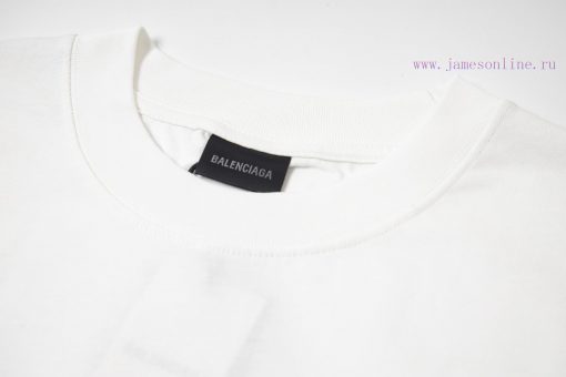 Up NewStyle Number G949BALENCIAGA New Letter Graffiti Printed Casual Round Neck Short Sleeved T f1frbzii - Image 4
