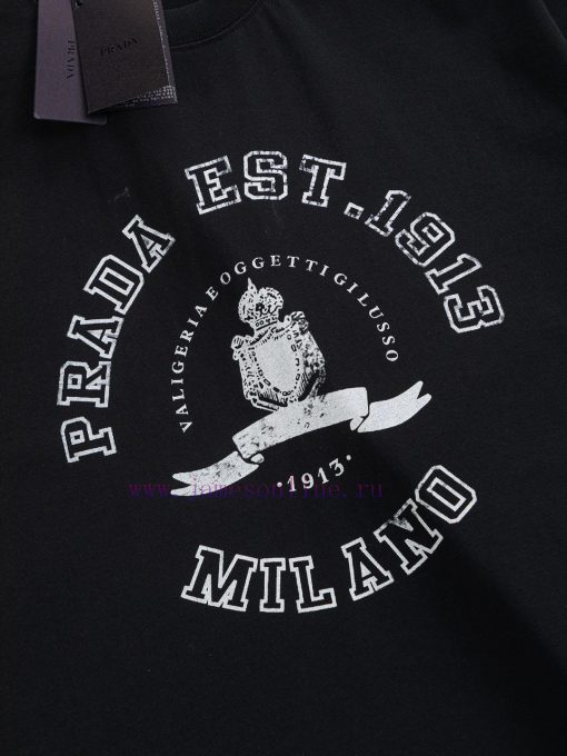 PRADA Triangle Logo Slightly Wide Version S-Xl25ss Spring/Summer Hot Selling New Chest Exquisit somc555k - Image 7