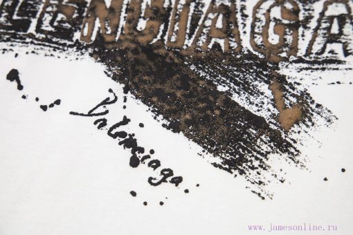 Up NewStyle Number G949BALENCIAGA New Letter Graffiti Printed Casual Round Neck Short Sleeved T f1frbzii - Image 6