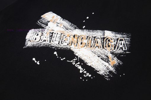 Up NewStyle Number G949BALENCIAGA New Letter Graffiti Printed Casual Round Neck Short Sleeved T a07iriuo - Image 7
