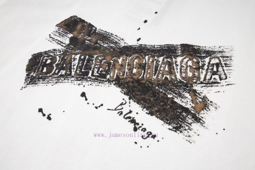 Up NewStyle Number G949BALENCIAGA New Letter Graffiti Printed Casual Round Neck Short Sleeved T f1frbzii - Image 7