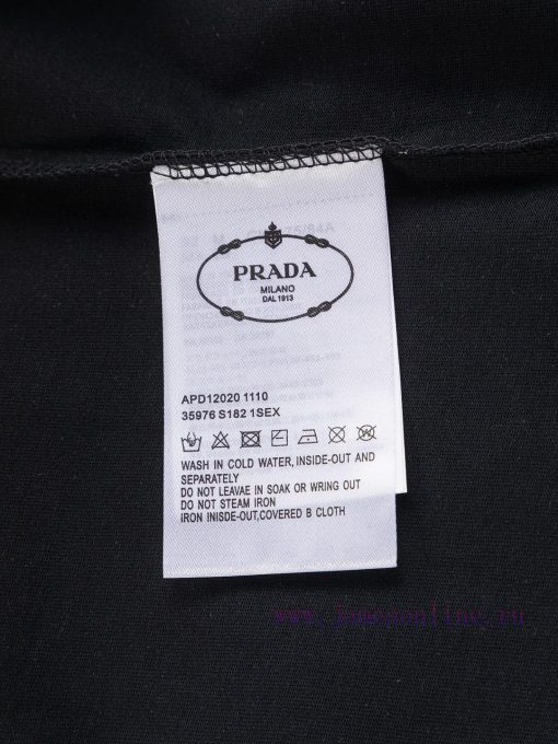 PRADA Triangle Logo Slightly Wide Version S-Xl25ss Spring/Summer Hot Selling New Chest Exquisit somc555k - Image 13