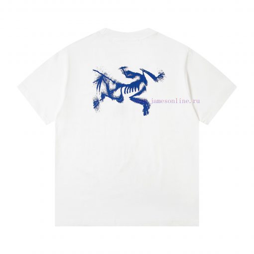 Up NewStyle Number G952Arc'teryx's New Iconic Logo Printed Casual Round Neck Short Sleeved T-sh 7dtng5i3 - Image 3