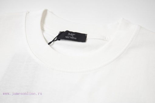 Up NewStyle Number G952Arc'teryx's New Iconic Logo Printed Casual Round Neck Short Sleeved T-sh 7dtng5i3 - Image 4