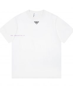 Up NewStyle Number G946PRADA New Collar Classic Triangle Logo Casual Round Neck Short Sleeved T a5sx69qn