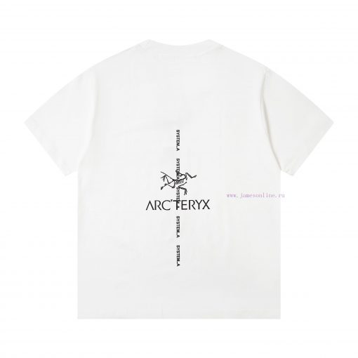 Up NewStyle Number G953Arc'teryx Archaeopteryx New Chest Logo Printed Casual Round Neck Short S io36uu3a - Image 3