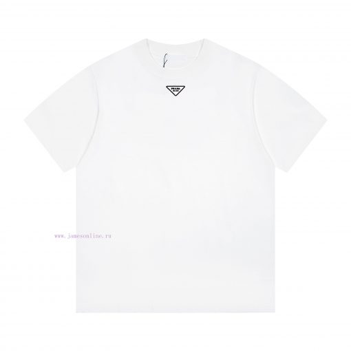 Up NewStyle Number G946PRADA New Collar Classic Triangle Logo Casual Round Neck Short Sleeved T a5sx69qn - Image 2