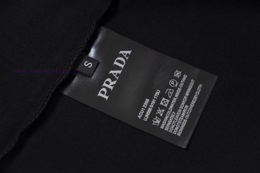 Up NewStyle Number G946PRADA New Collar Classic Triangle Logo Casual Round Neck Short Sleeved T 1c1dlk05 - Image 10