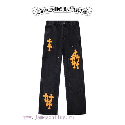 White Background ImageKroxin 𝐂𝐡𝐫𝐨𝐦𝐞𝐇𝐞𝐚𝐫𝐭 Black Orange Spliced Leather Limited Edition Cowherd W gmywwn8o
