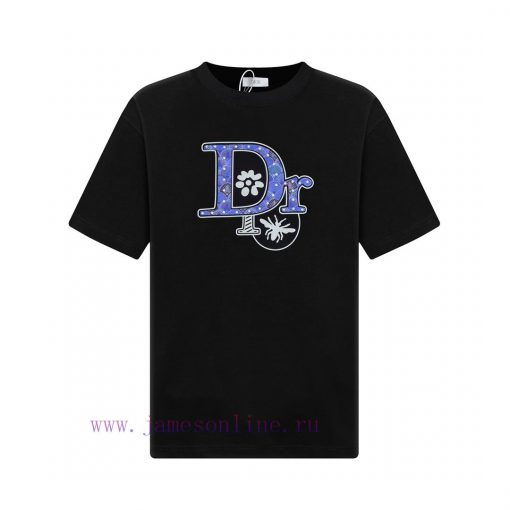 Dior 25SS Adopts A New Approach Of 3D Dual Technology With A Logo Round Neck Short Sleeved T-sh frelh9qr