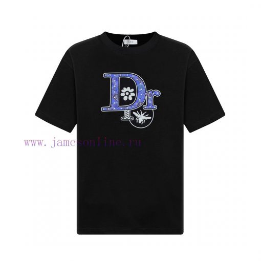 Dior 25SS Adopts A New Approach Of 3D Dual Technology With A Logo Round Neck Short Sleeved T-sh frelh9qr - Image 2