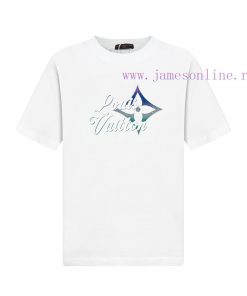 LV Louis Vuitton 25SS Brand New 3D Dual Process White Ink Printing+gradient Scallion Powder Mul lepue23z