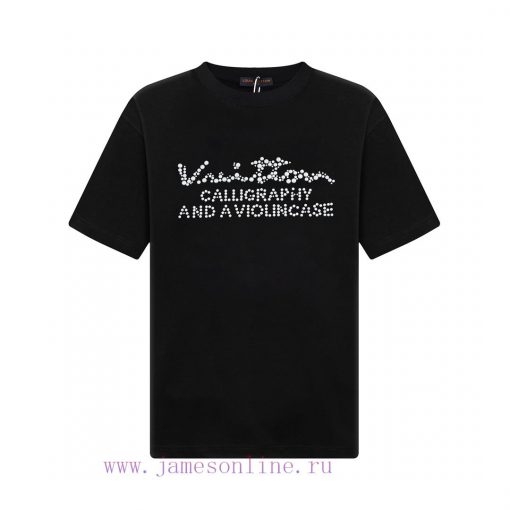 The LV Louis Vuitton 25SS Brand New Craftsmanship Features A Logo Round Neck Short Sleeved T-sh rcbq5k7i - Image 2