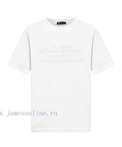 The LV Louis Vuitton 25SS Brand New Craftsmanship Features A Logo Round Neck Short Sleeved T-sh w0w4fr4u