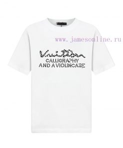 The LV Louis Vuitton 25SS Brand New Craftsmanship Features A Logo Round Neck Short Sleeved T-sh lx0r8thp
