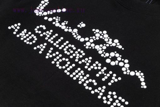 The LV Louis Vuitton 25SS Brand New Craftsmanship Features A Logo Round Neck Short Sleeved T-sh rcbq5k7i - Image 6