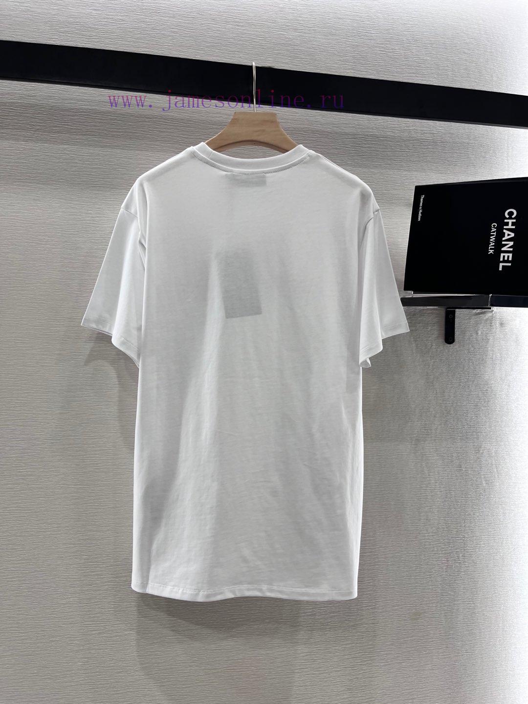 Gucci2025 New Product LaunchRound Neck Printed Letters 𝑇𝑒𝑒Customized YB Twill All Cotton Materi m3rgpm52 - Image 3