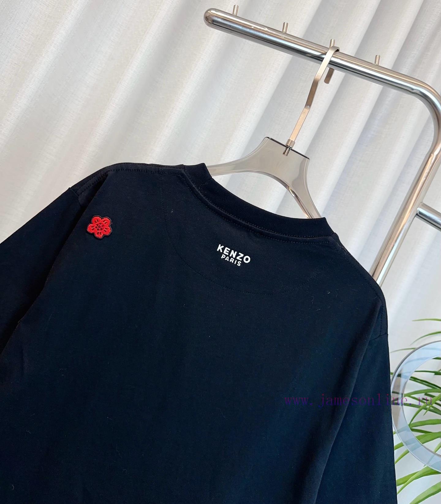 KEN * * New Heavy Industry Haitang Flower Series Embroidered+Printed Logo T-shirt Customized Pu urmed9jj - Image 7