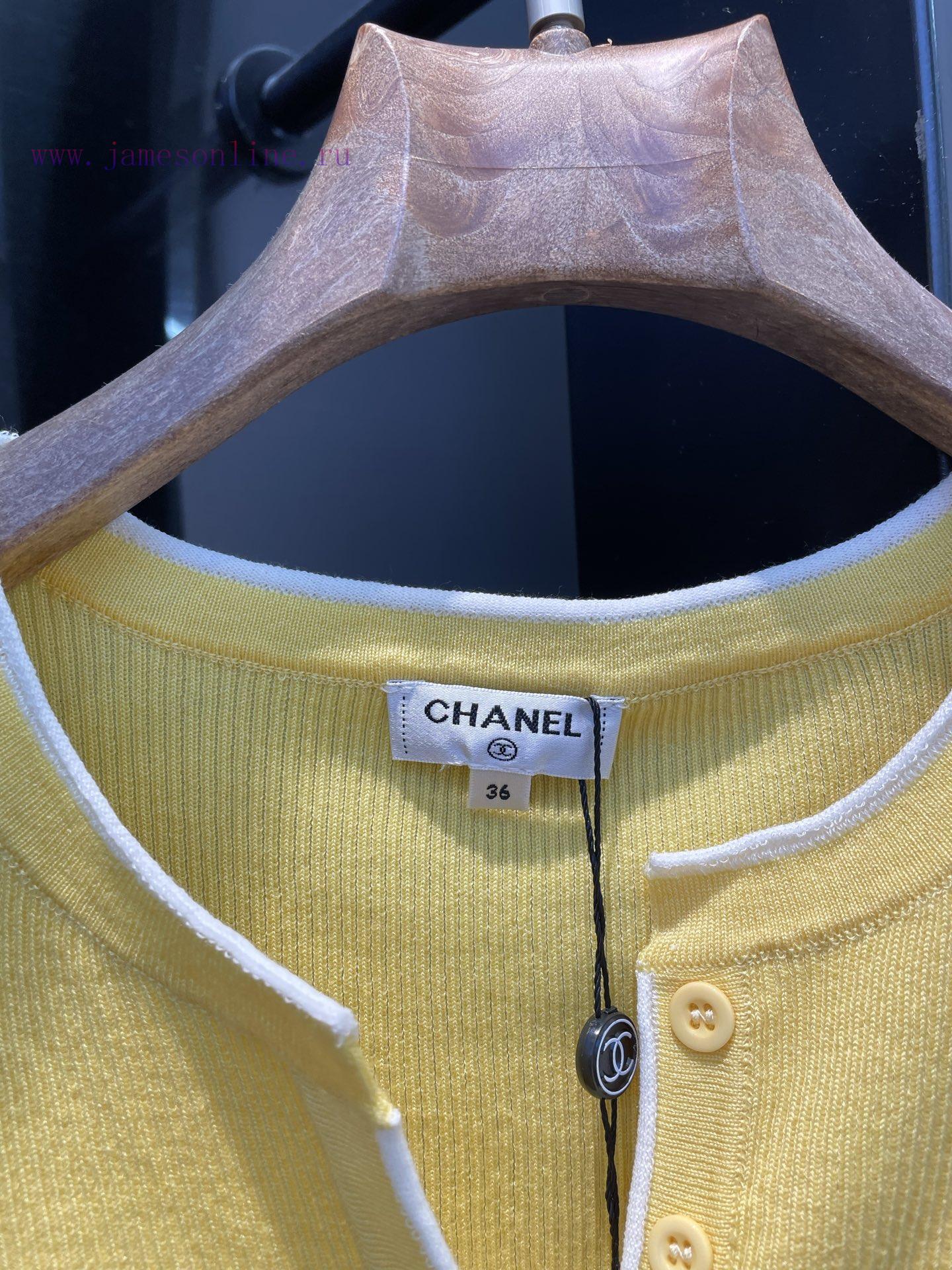 Chanel 25Ss Spring/Summer New Tank Top Produced With Stereoscopic Double C Decoration On The Ch uou62o0h - Image 6
