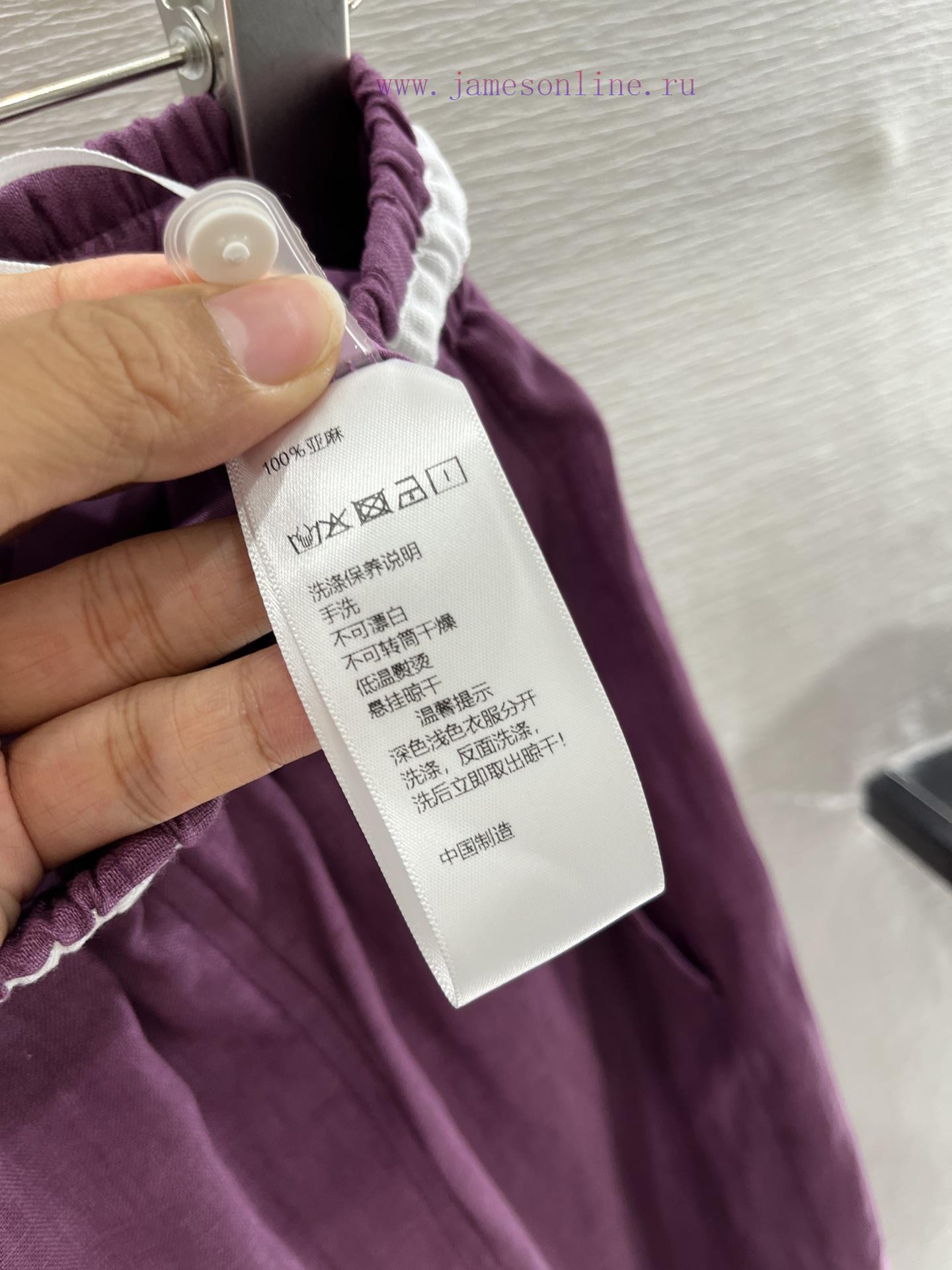 Chanel 2025 New Product LaunchLinen Wide Leg Cropped PantsCustomized YB Imported Linen Material 4ihv775m - Image 10