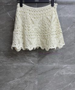 Summer New ArrivalsDior Butterfly Hollow Knitted Skirt 2025 Spring/Summer Collection Comes With fterzkzh