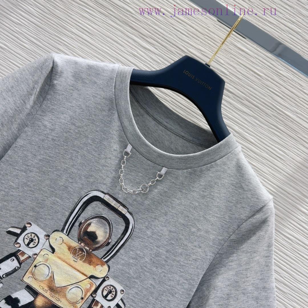 The New Louis Vuitton 2025SS T-shirt Has A Very High Density And A Great Sense Of Craftsmanship 6qhnxe8z - Image 3