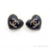 CH * Nel Black Heart ️ Ear Studs Consistent ZP Brass MaterialUpdate Time: November 18 2023 By S kygnhpoj