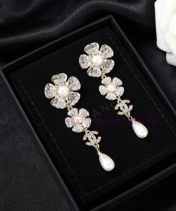 Chanel New Earrings Purchasing Level One To One Quality Chanel Goose Series Classic CC Logo Sty 5odm2ibd