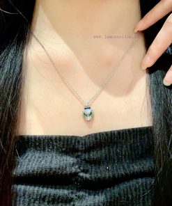 New White Gold Cartier Leopard Head Necklace Super Thick And Super Domineering Leopard Original 3d9v7mku