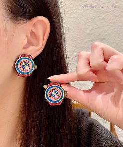 Chanel Vintage Double C Earrings Original Replica Logo. Little Chanel's Styles Truly Need No In aagjptob