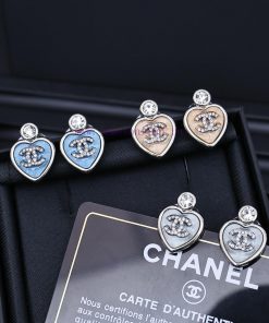 Chanel 25P Popular Colored Glass Double C EarringsThis Season Is The Season Of Jumei's Love Dou wmjzxgjg