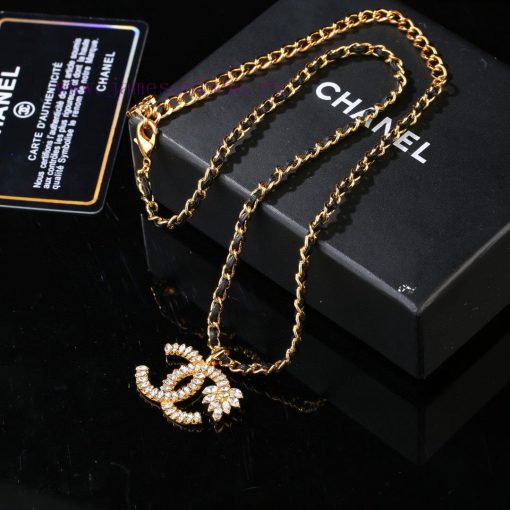 Chanel's New Lambskin Necklace Is Synchronized With The New Double C Necklace Crafted With Prec eaqjow85 - Image 5