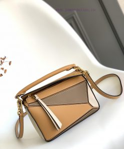 Loewe Bags Loe * We Popular Puzzle Mini Shipment Mini Geometry Is Made Of Classic Original Cowhide With He f290sfiv