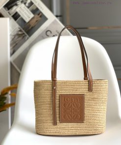 Loewe Bags Loewe Is A Traditional Square Woven Vegetable Basket 🧺Imported Lafite Grass Is Hand Woven And M yovjzh80