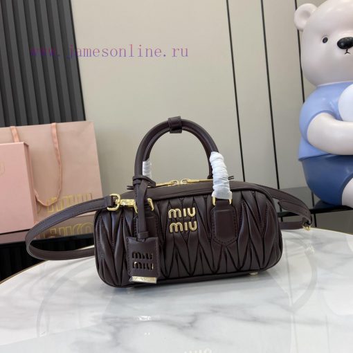 MiuMiu Bags M Home's New Bowling Bag With Complete Original Packaging Featured On The Official Website Is D tm6hozli
