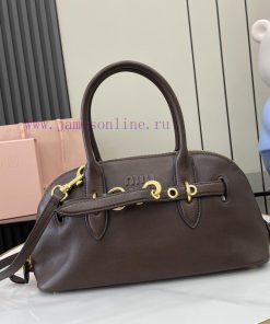 MiuMiu Bags The New Miu Miu Popular Bowling Bag Comes With A Complete Set Of Original Packaging. It Is Made la31hujo