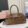 MiuMiu Bags The New Miu Miu Popular Bowling Bag Comes With A Complete Set Of Original Packaging. It Is Made rk3avlja