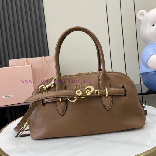 MiuMiu Bags The New Miu Miu Popular Bowling Bag Comes With A Complete Set Of Original Packaging. It Is Made rk3avlja