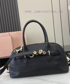 MiuMiu Bags The New Miu Miu Popular Bowling Bag Comes With A Complete Set Of Original Packaging. It Is Made qiduo2km