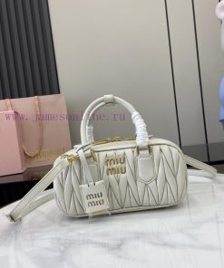 MiuMiu Bags M Home's New Bowling Bag With Complete Original Packaging Featured On The Official Website Is D y229rfii