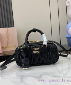 MiuMiu Bags M Home's New Bowling Bag With Complete Original Packaging Featured On The Official Website Is D 15019grn